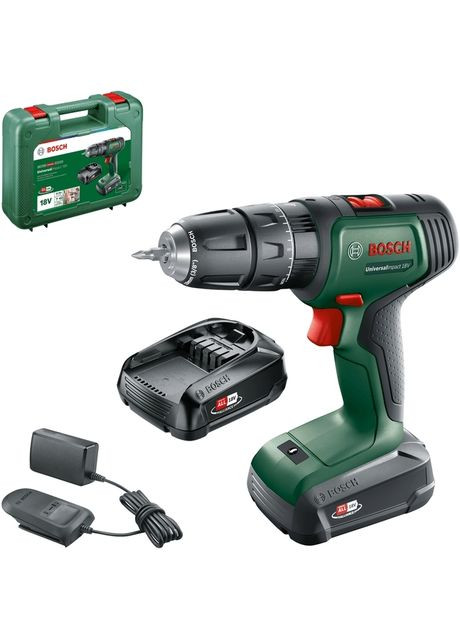 Шуруповерт-дрель аккумуляторная UniversalImpact 18В (0.603.9D4.102) Bosch (360428269)