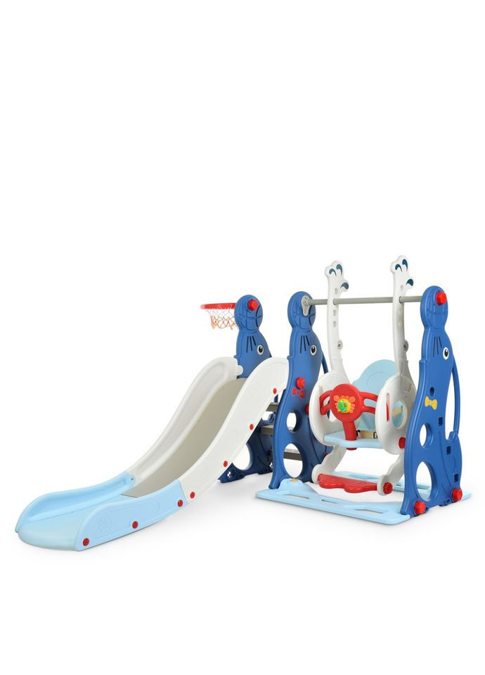 Детская горка-качалка WM19020-4 кольцо баскетбольное Bambi (367963177)