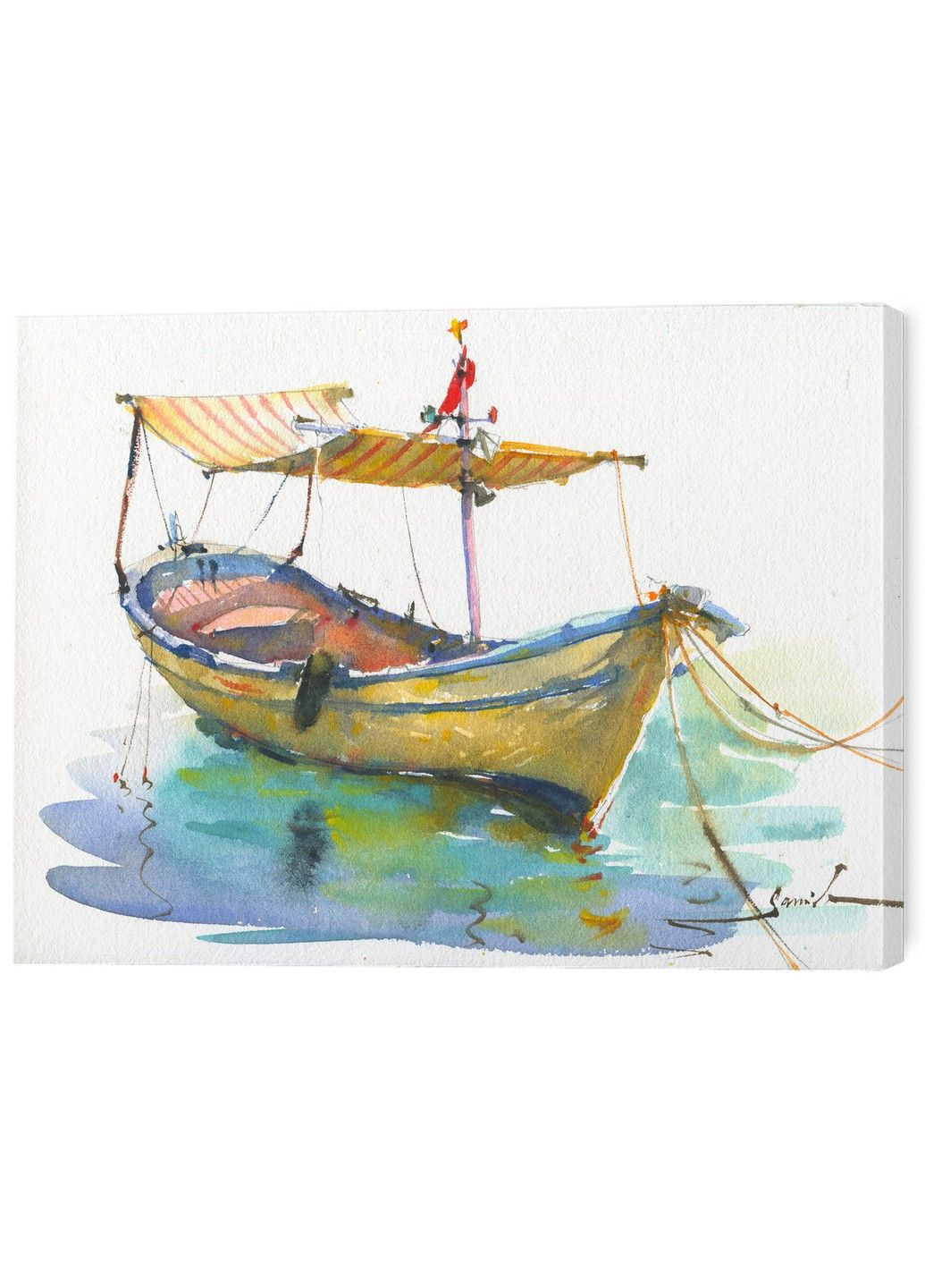 Море картини на стіну у вітальню / спальню «Елегантність на Воді» No Brand (324106788)