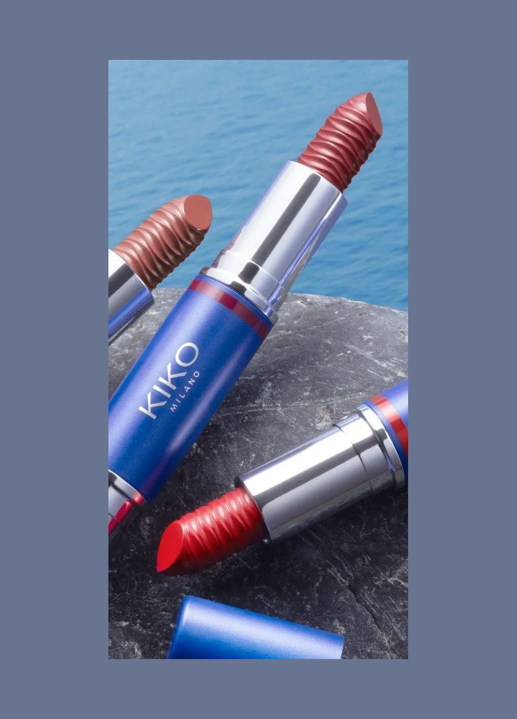 Помада 2в-1 Blue Me 3d Effect Lipstick Duo 02 Помада Duo 02 Kiko Milano (283661476)
