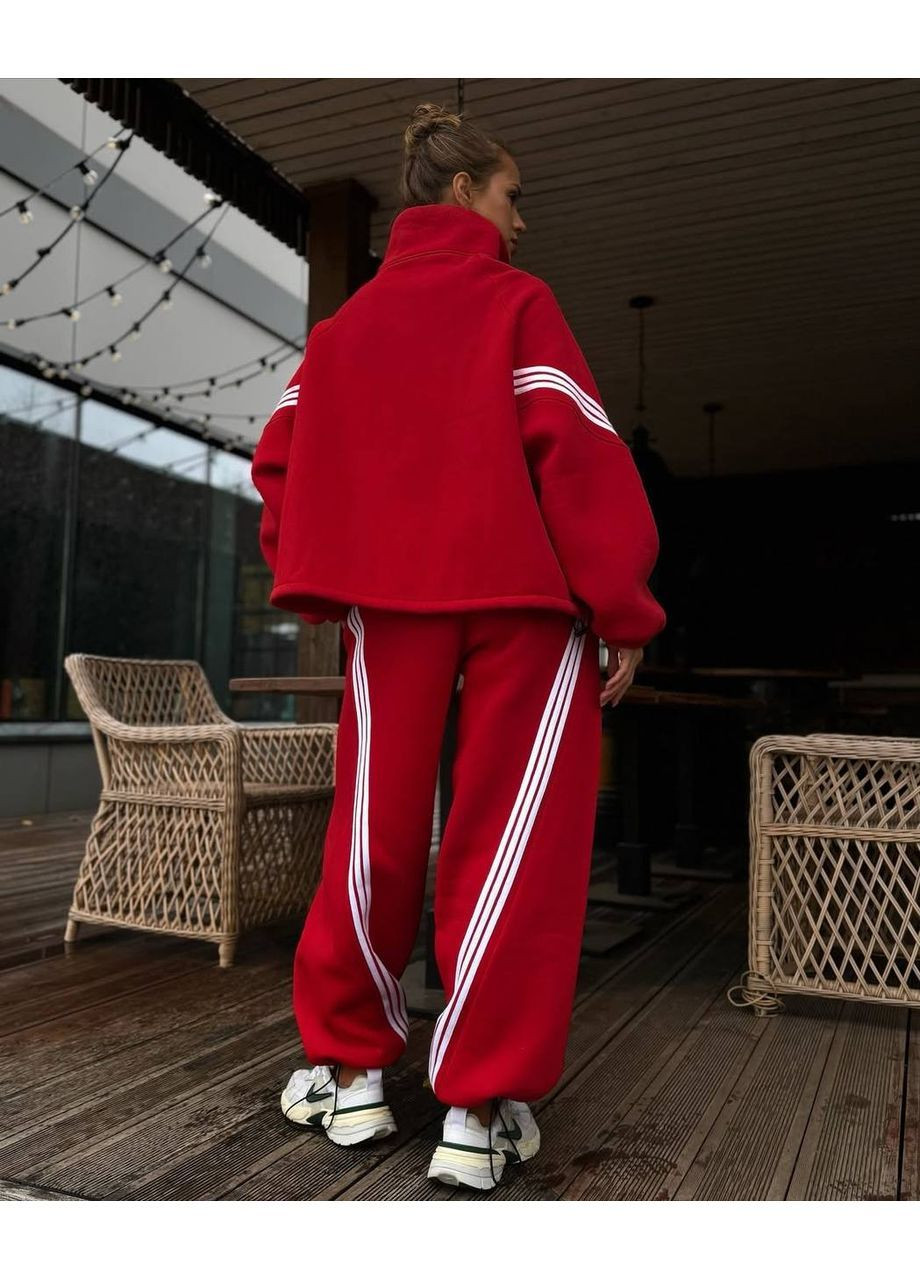 Костюм з теплої віскозної тринитки,з лампасами,кофта та штани з затяжками Україна (366991767)