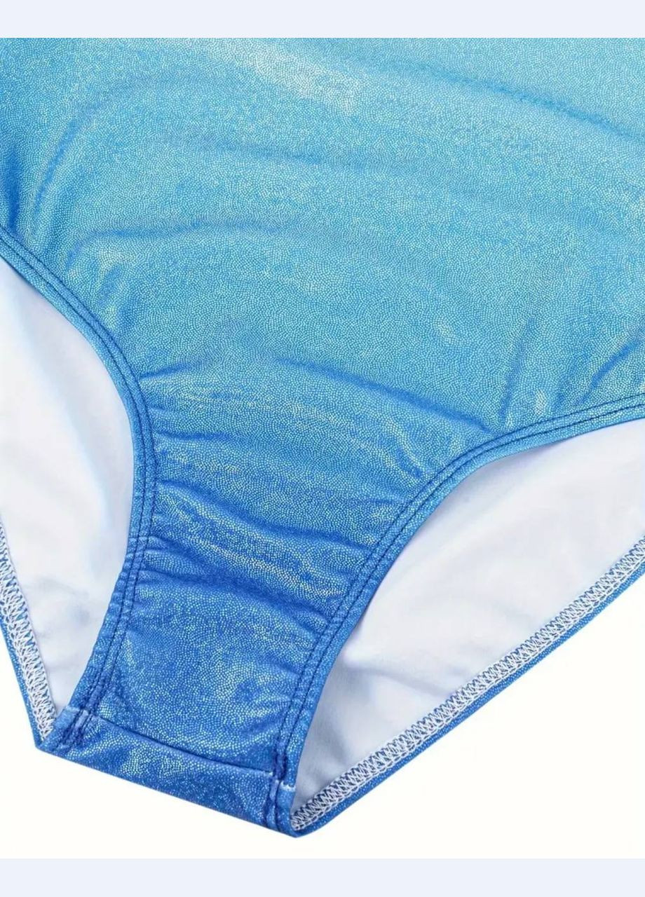 Блакитний демісезонний гімнастичний купальник No Brand Купальник