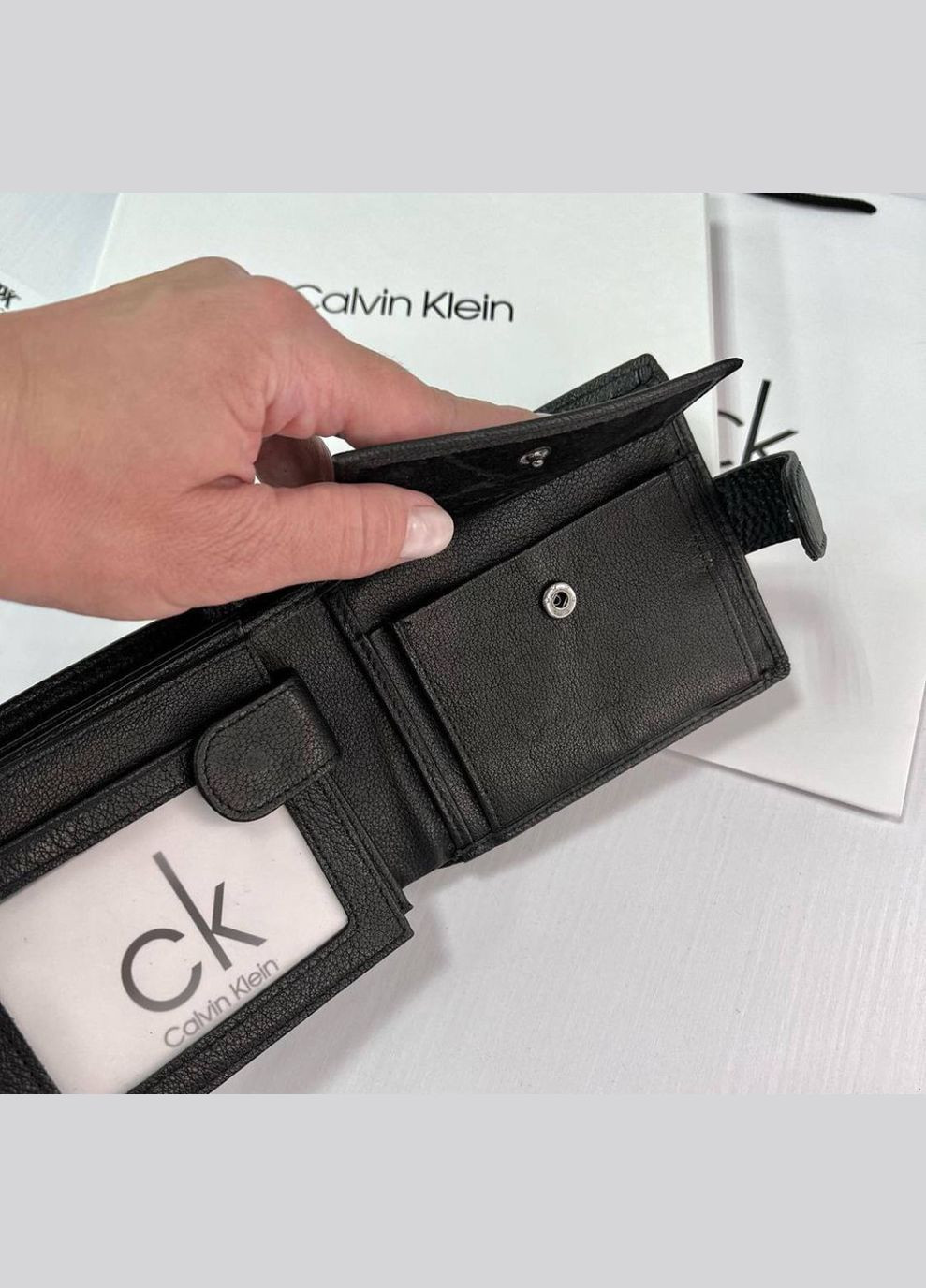 Мужское брендовое портмоне с монетницей (1439) подарочная упаковка No Brand (322157265)