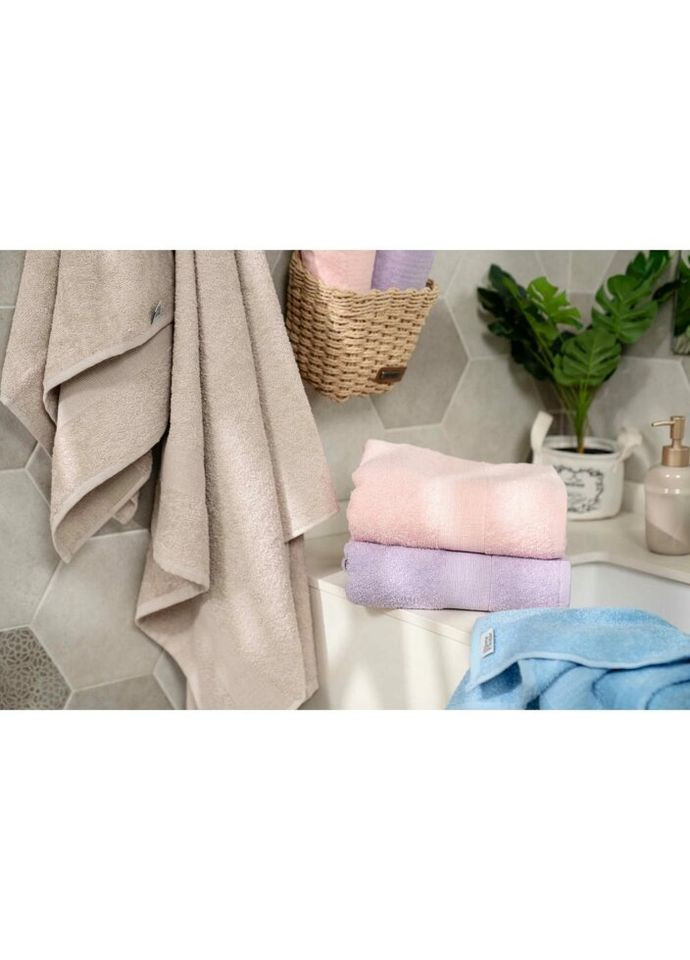 Полотенце махровое Benefit ART-2470-IV 70х140 см айвори Ardesto комбинированный