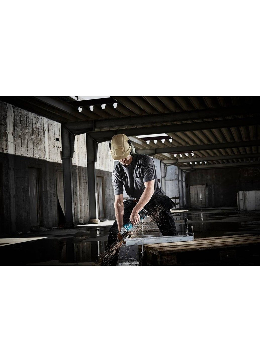 Шліфмашина кутова акумуляторна DGA511 BEO4 (125 мм, 3000-8500 об/хв, BL, LXT) Makita (317410689)