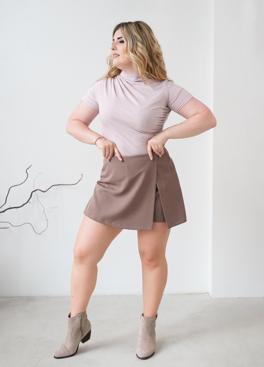 Юбка-шорты свободного кроя No Brand (325431727)