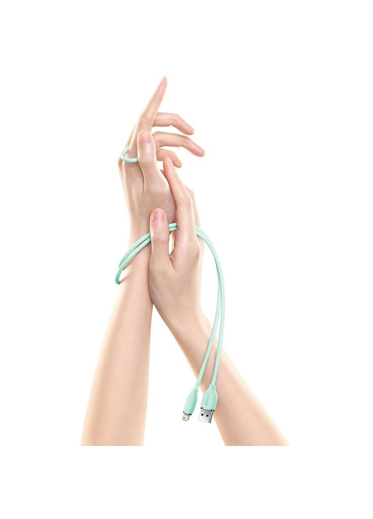 Дата кабеля USB 2.0 AM to Lightning 2.0m 2.4A Jelly Liquid Silica Gel Green (m481430) Baseus USB 2.0 AM to Lightning 2.0m 2.4A Jelly Liquid Sil (367064626)