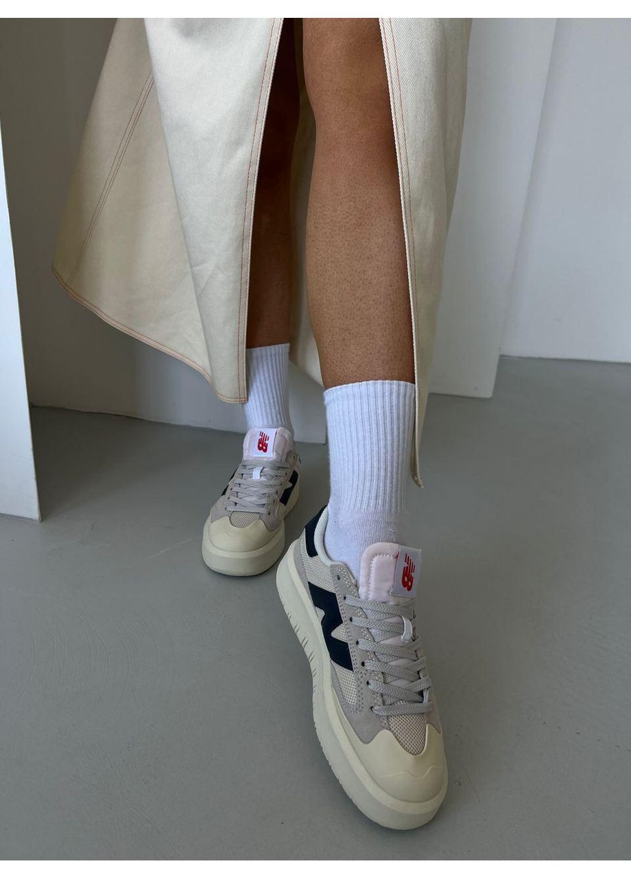 Бежевые демисезонные кроссовки мужские new balance ct302 beige blue v2 нью беланс ct302 No Brand