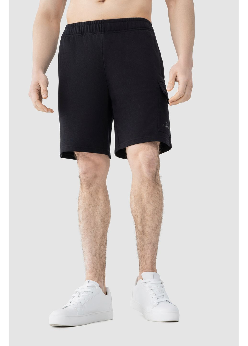 Шорты черные с технологией "Френч Терри" M Avecs (367908125)