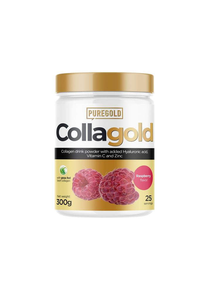 Препарат для суставов и связок CollaGold, 300 грамм Малина Pure Gold Protein (325428253)