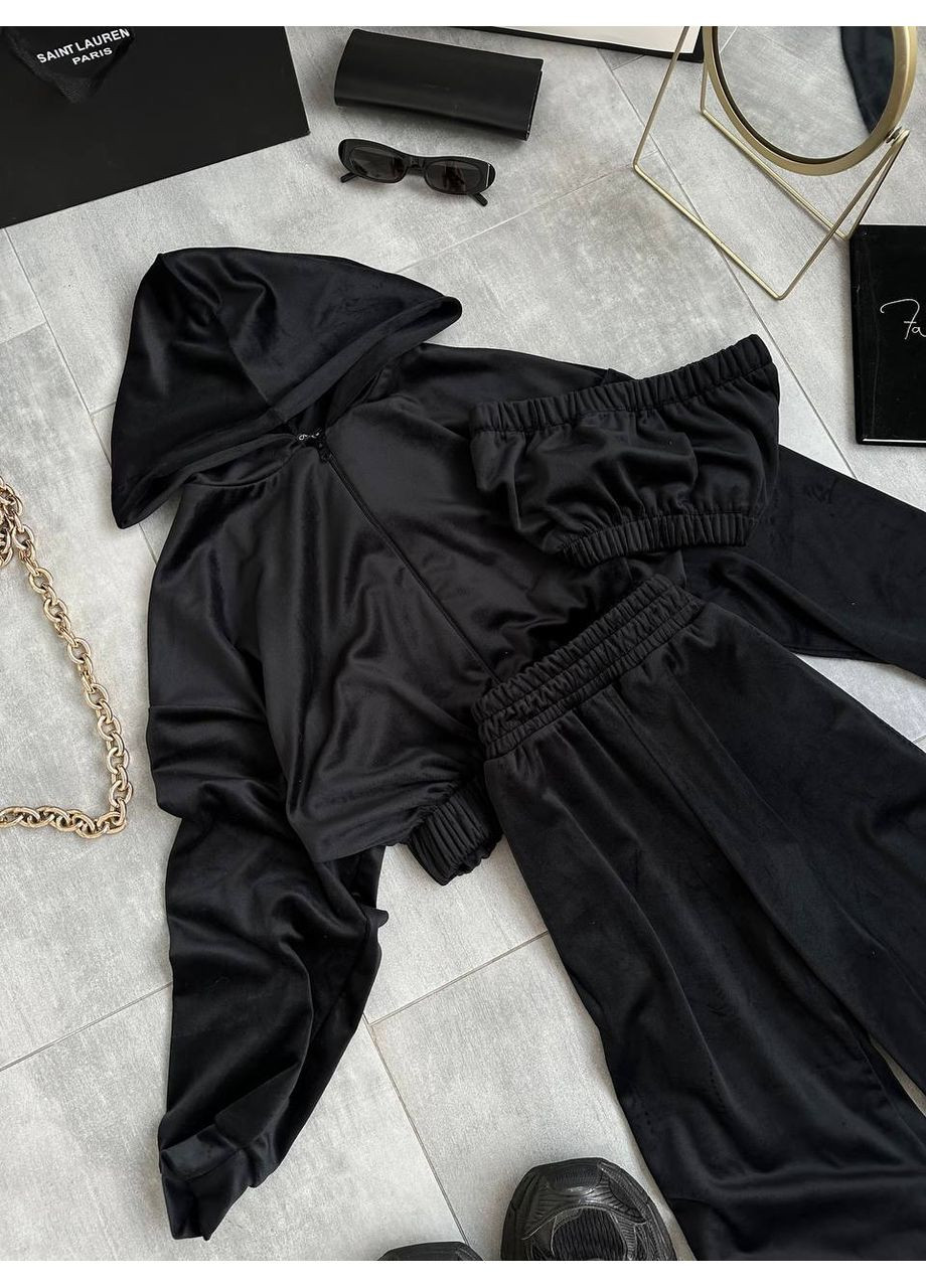 Женский костюм-тройка из велюра Україна (358934469)