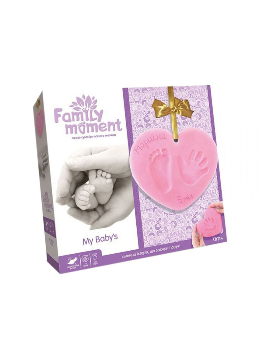 Набір для відбитка ручки і ніжки "Family Moment", FMM-01-02U (укр) Dankotoys (302965850)