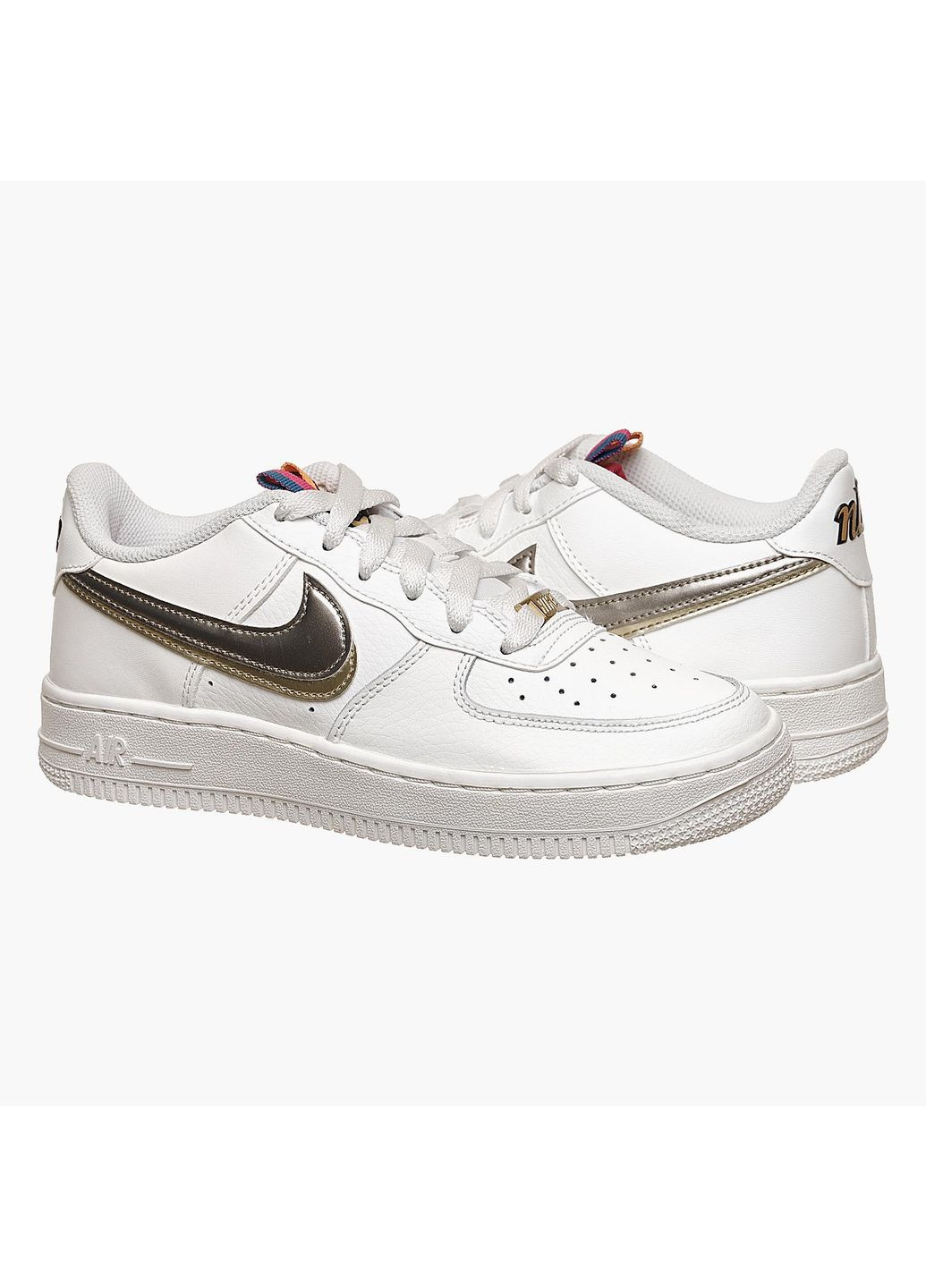 Кросівки жіночі Air Force 1 Lv8 (Gs) (DH9595-001) Nike білі демісезони (370780603)