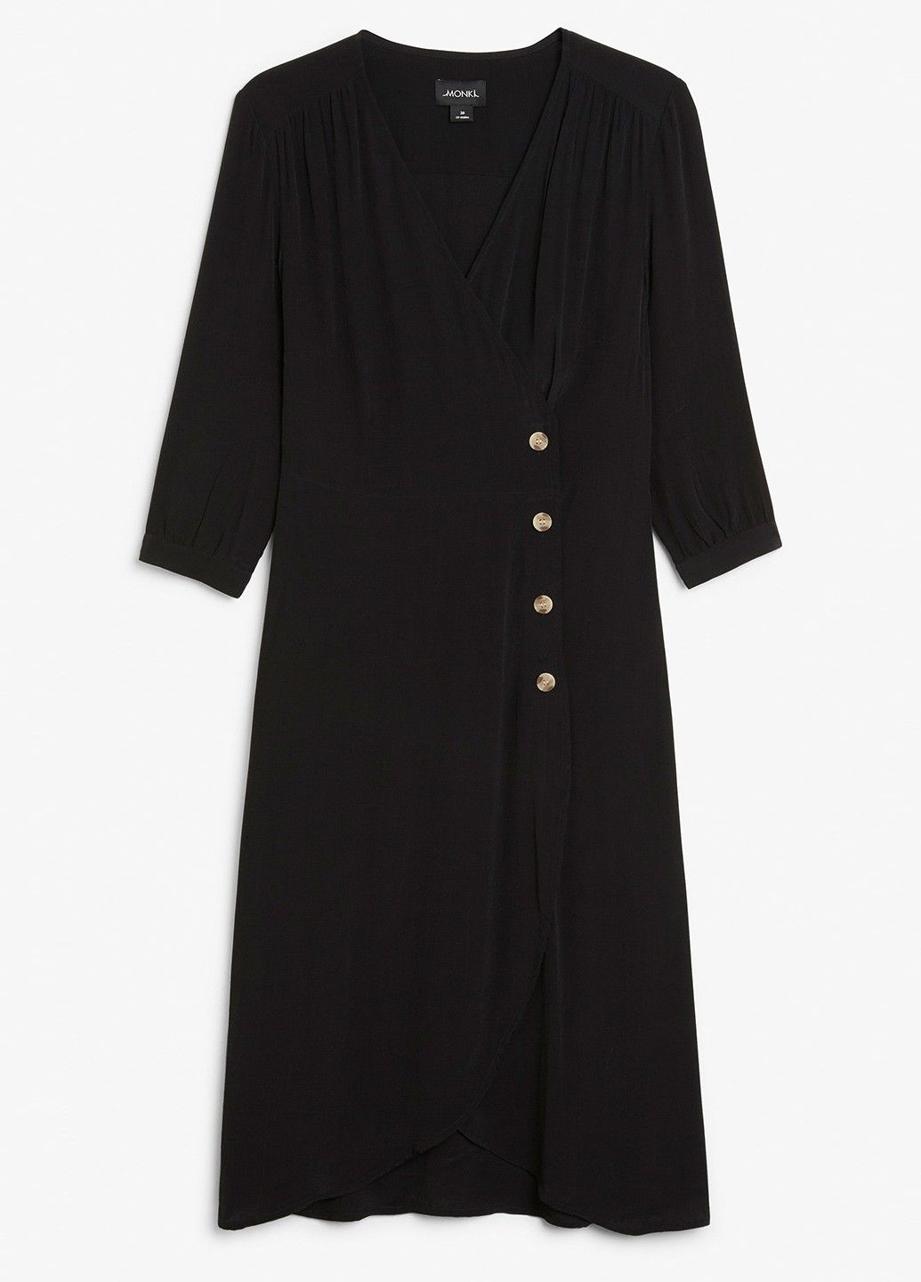 Чорна вечірня сукня Monki однотонна