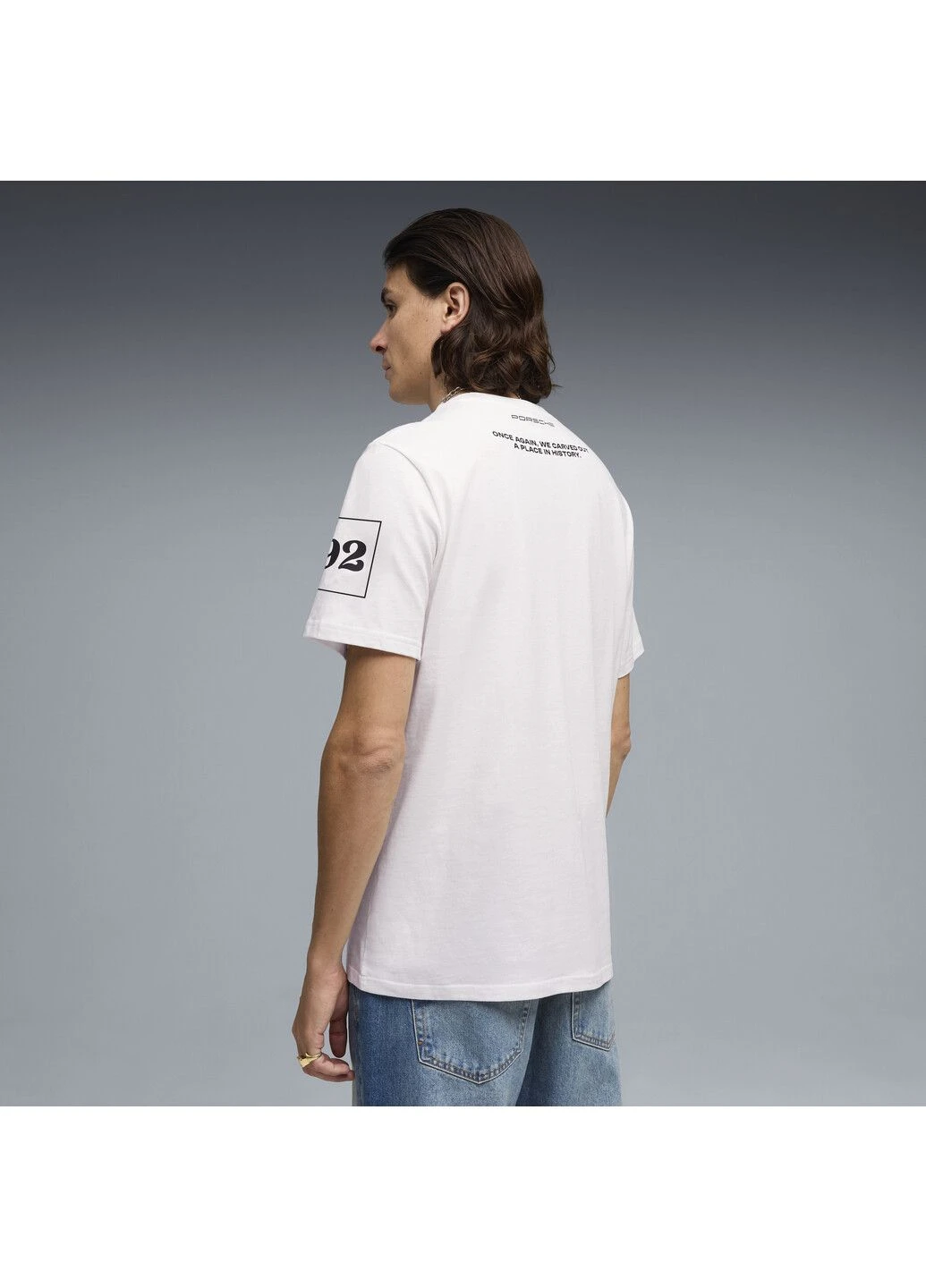 Біла футболка x porsche legacy sau tee men Puma