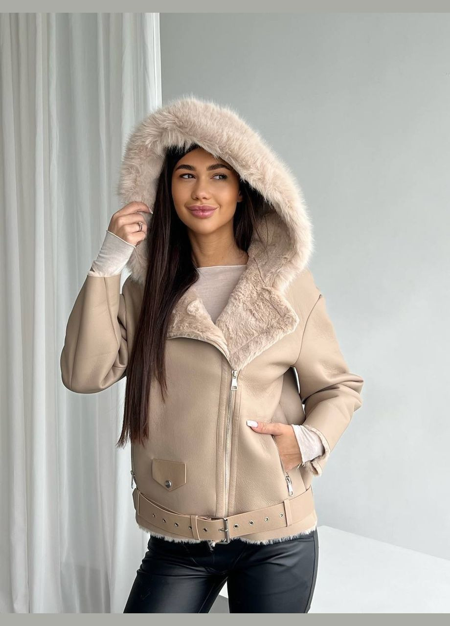 Дубленка с капюшоном Garna (311463163)