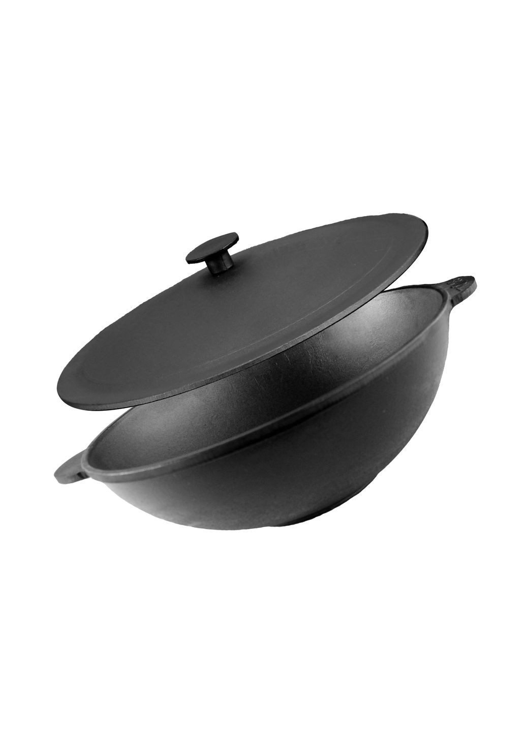 Чавунна сковорода WOK з чавунною кришкою 4,7 л Brizoll (322732462)