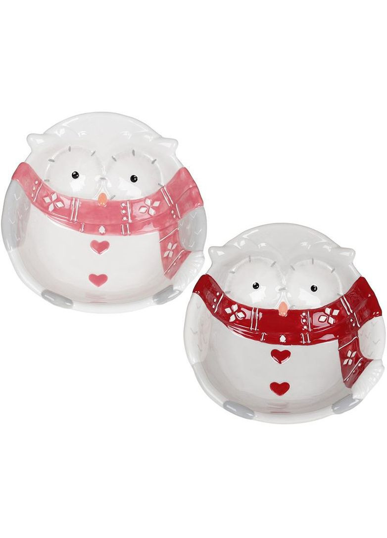 Набір 4 керамічні піали «Совушкін Затишок» 400мл Bona (372174056)