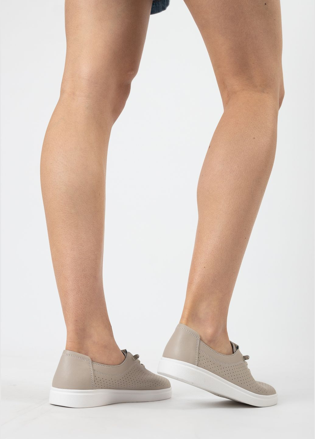 Lifexpert Мокасины (2500ТА) серый з натуральная кожа, — лето (328915667)