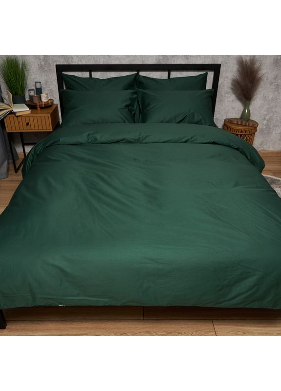 Комплект постільної білизни Satin Premium євро 200х220 наволочки 2х70х70 (MS-820010022) Moon&Star Evergreen Dream (356114662)