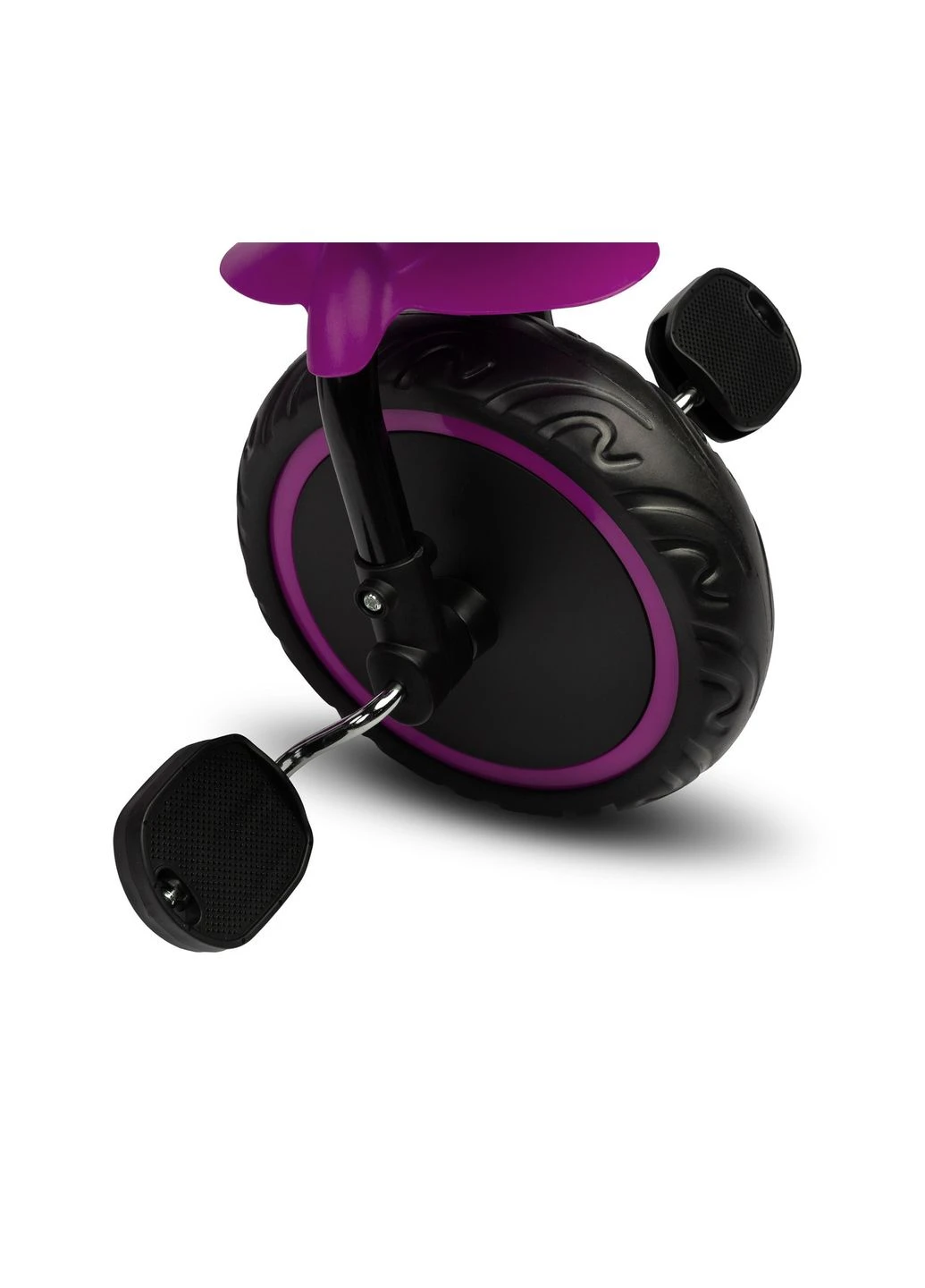Велосипед трехколесный Loco Purple с двумя корзинами + звонок Caretero (340112665)