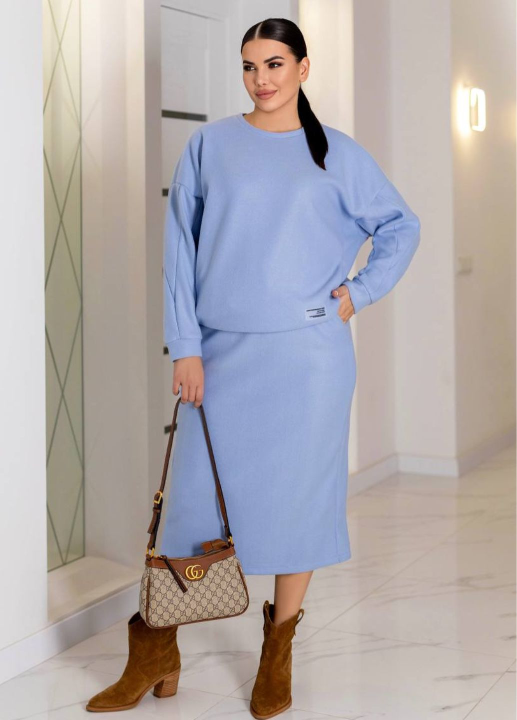 Костюм двойка: Кофта и юбка меди Tik-Tak (324031099)