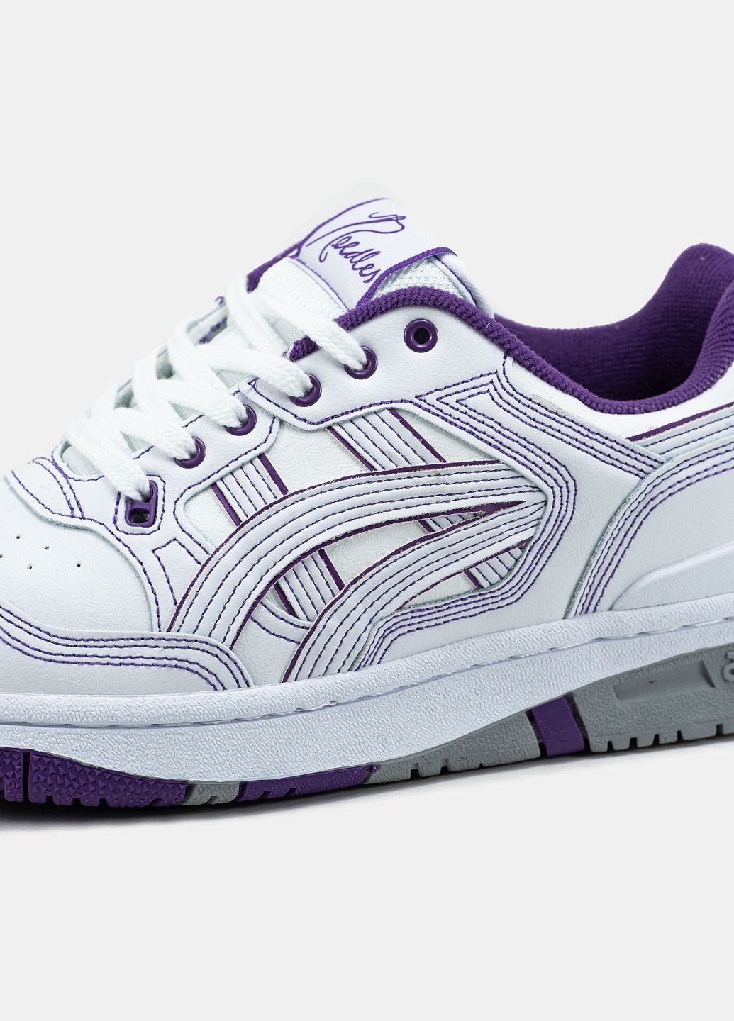 Білі Осінні кросівки чоловічі asics ex89 white purple | асікс ех89 білі фіолетові No Brand