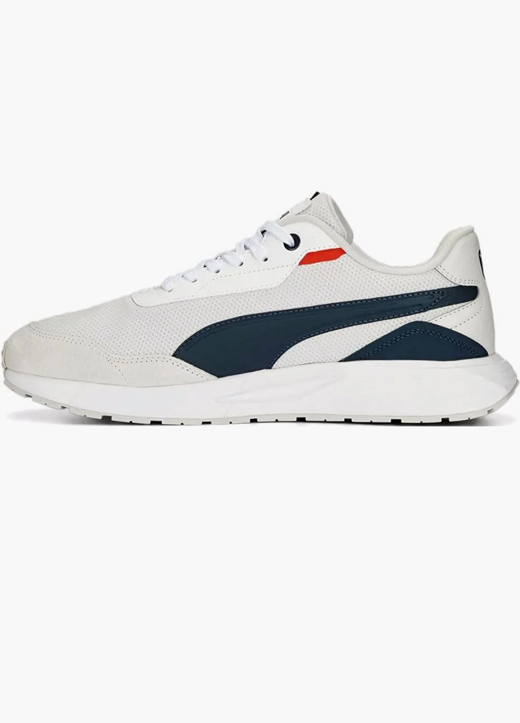 Белые демисезонные кроссовки мужские runtamed white 389236-02 Puma