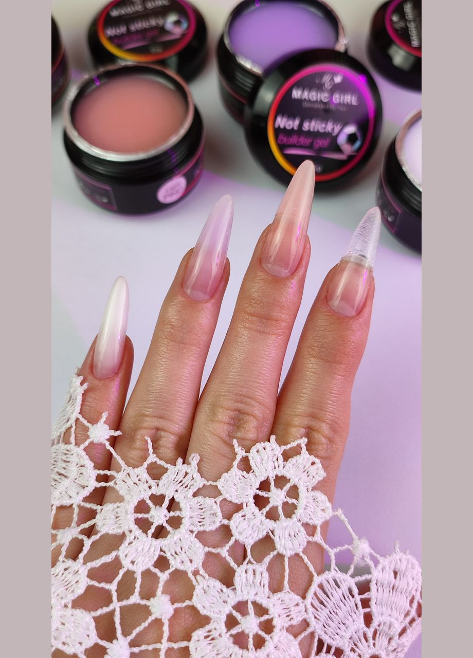 Гель для нарощування, не липне до рук, Builder Gel No Sticky, natural beige (натуральний бежевий), 30мл Magic Girl (303635619)