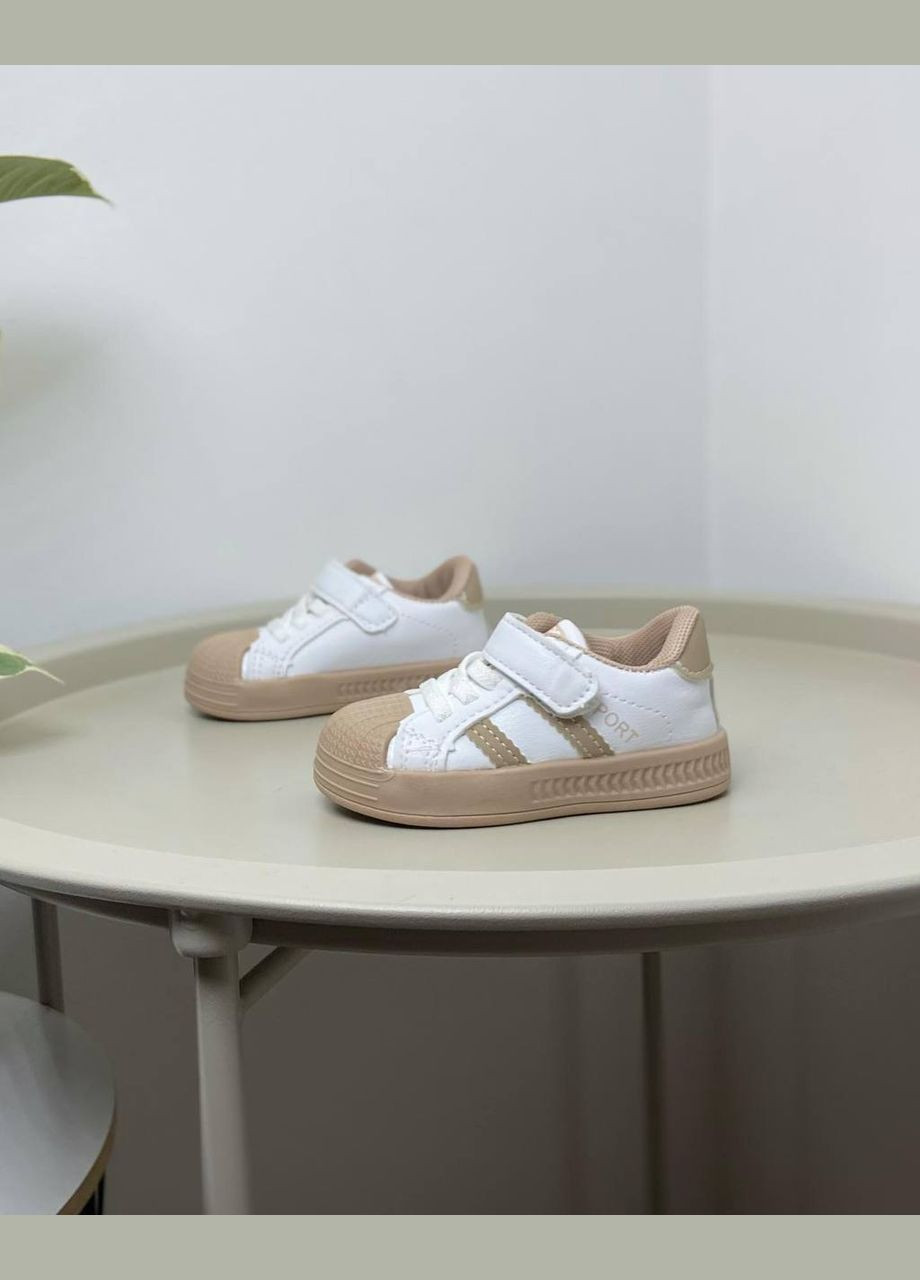 Білі всесезонні дитячі кросівки білі 998 No Brand