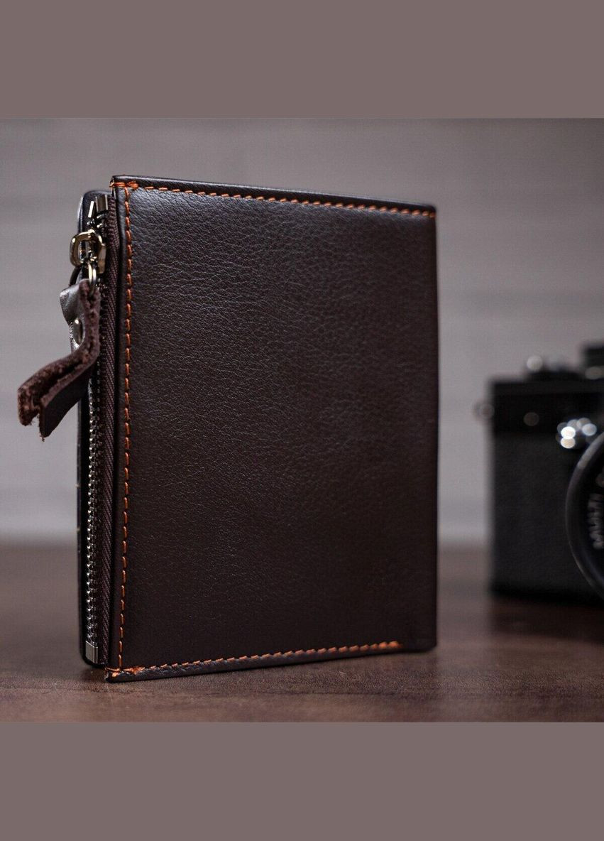 Гаманець чоловічий 14687 Коричневий Vintage (329148953)