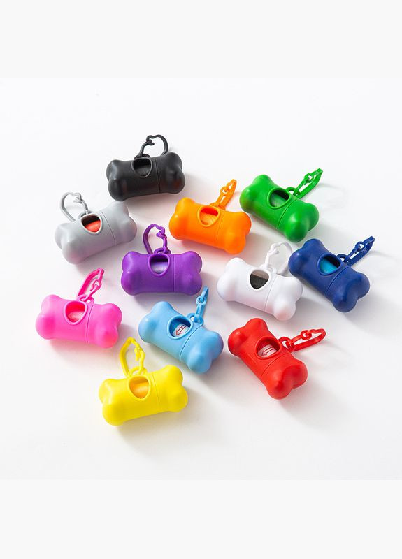 Контейнер (диспансер) для гігієнічних пакетів для собак різнокольорові No Brand - (323232957)