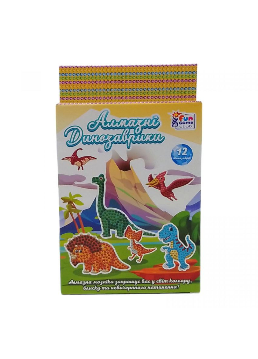 Алмазні наліпки "Алмазні Динозаврики" MIC (294726434)