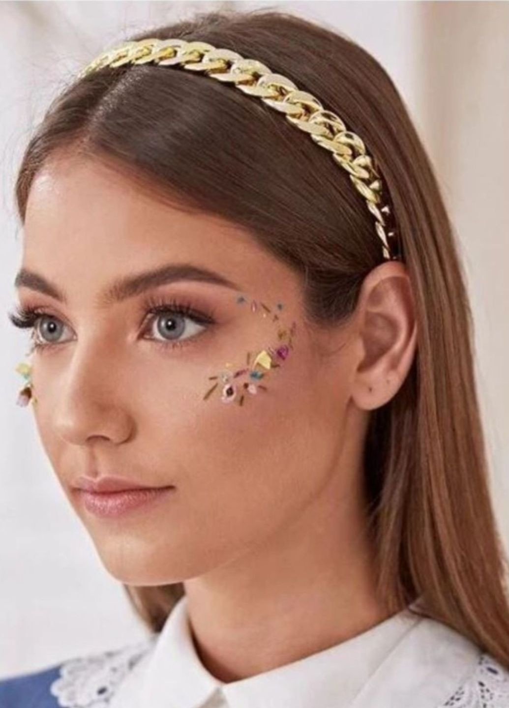 Женский обруч для волос Golden Chain (1875-01) Macarena (344451129)