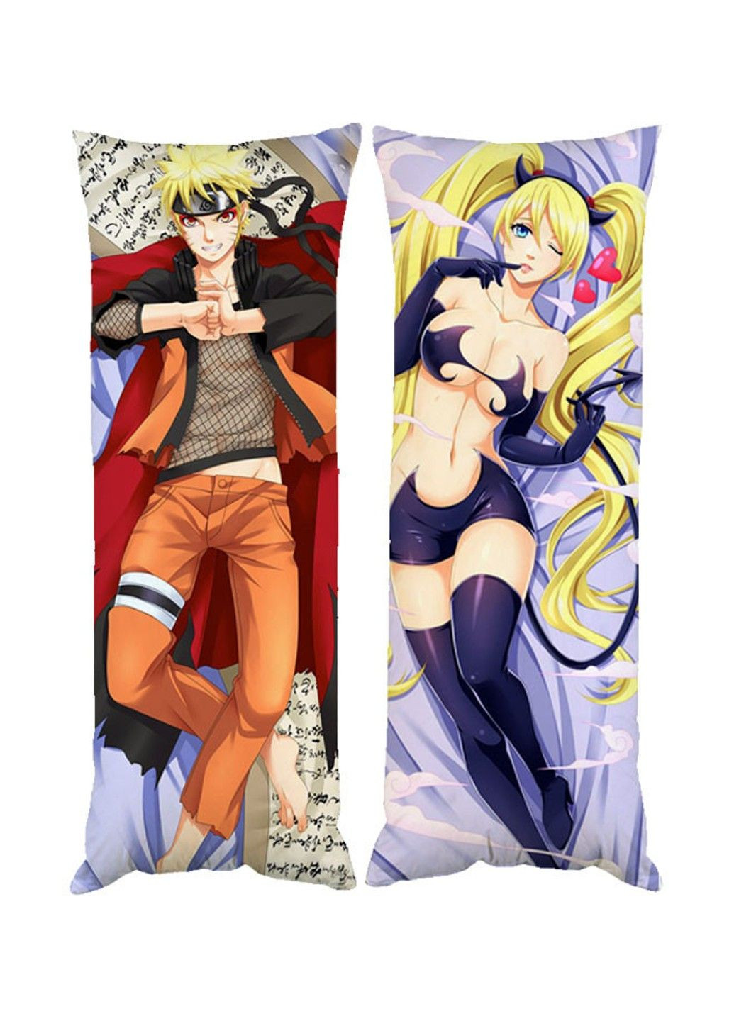 Подушка дакимакура Наруто декоративная ростовая подушка для обнимания двусторонняя No Brand (328314542)