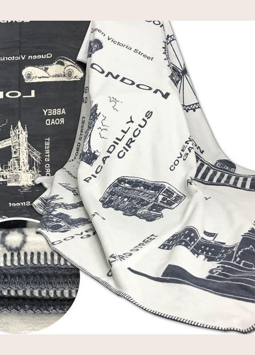 Плед "London" 200х220см, Євро Belizza (329894717)