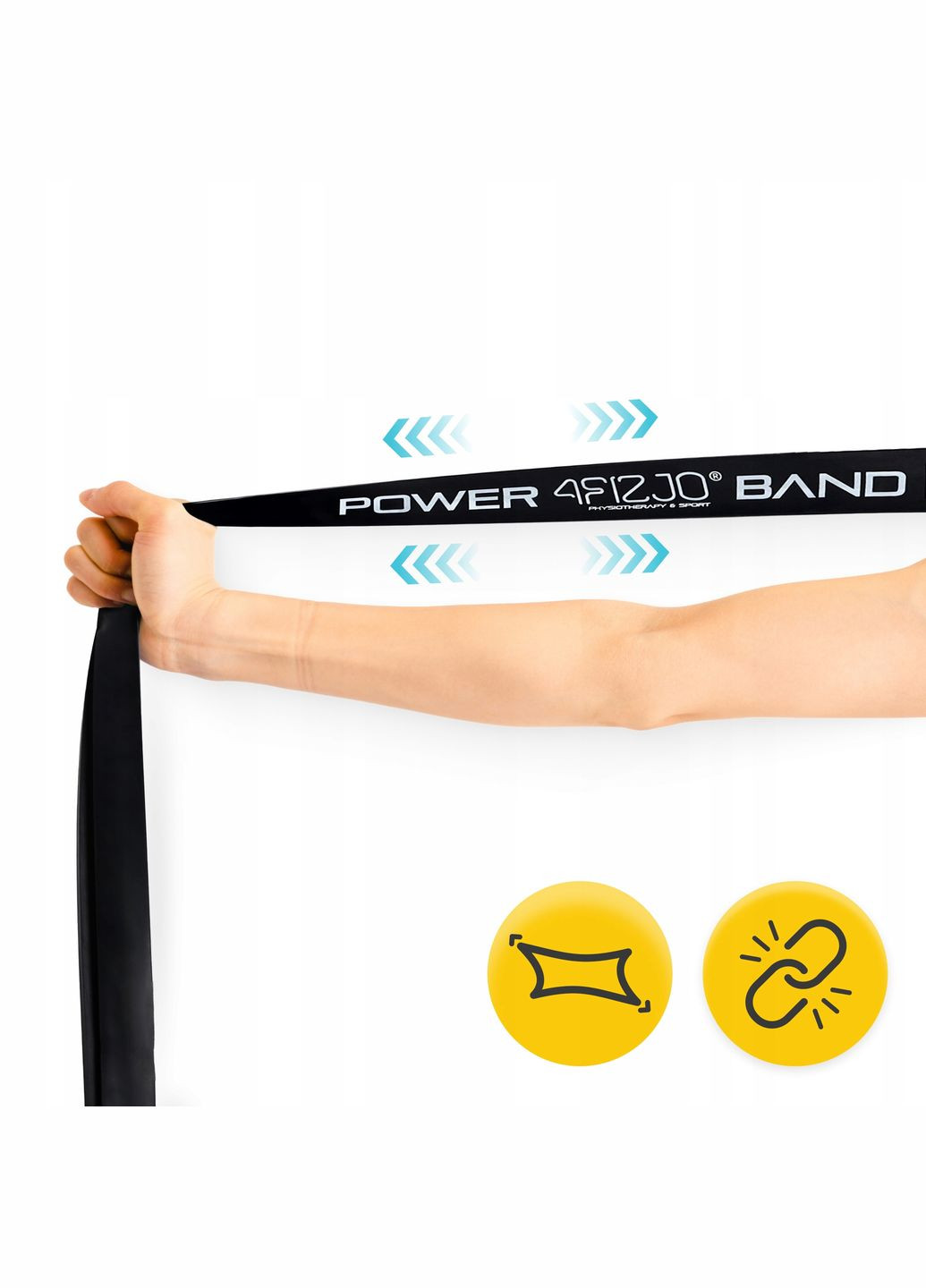 Эспандер-петля Power Band 22 мм 12-17 кг резина для фитнеса и спорта Black () 4FIZJO P-5907222931066 (340459215)