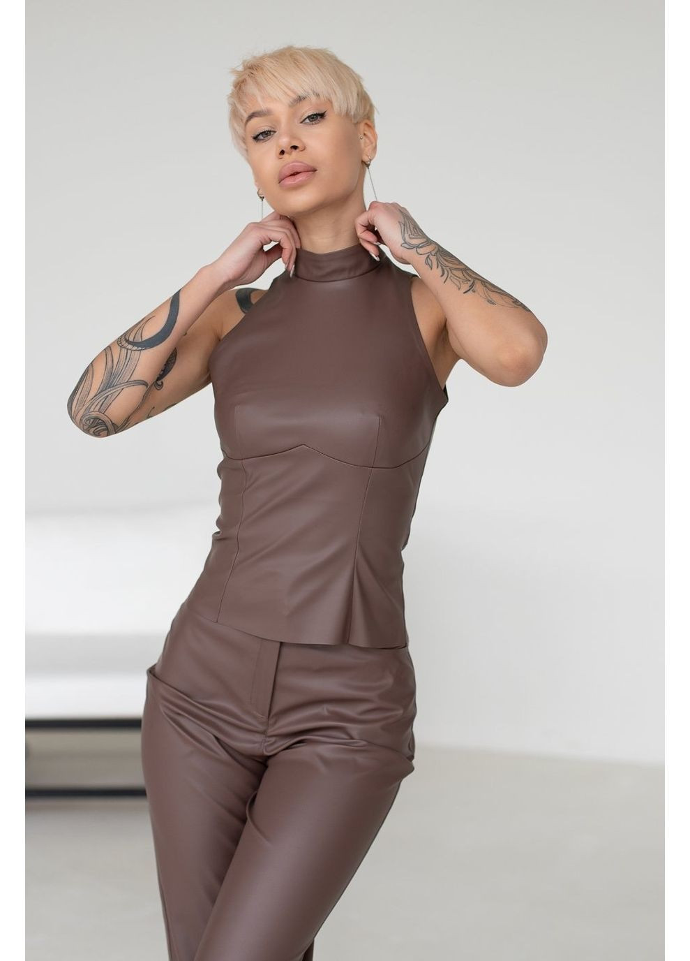 Топ, цвет Коричневый Tales (367831602)