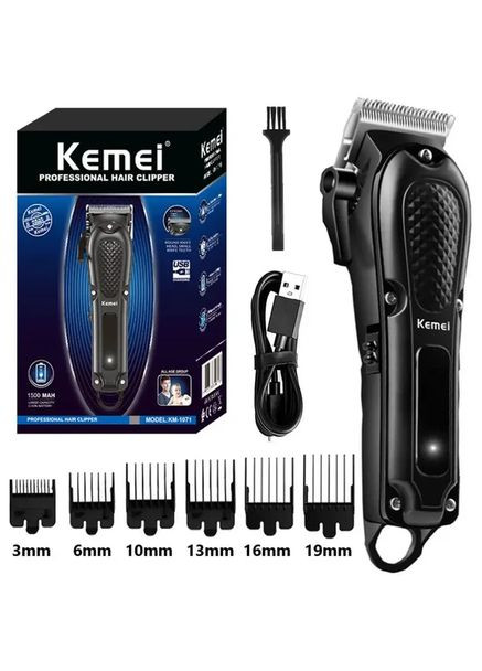 Машинка для стрижки волос KM-1071 Аккумуляторная Kemei (365822988)