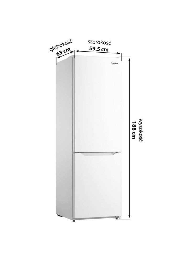 Холодильник із морозильною камерою MDRB424FGF01I Midea (314930838)
