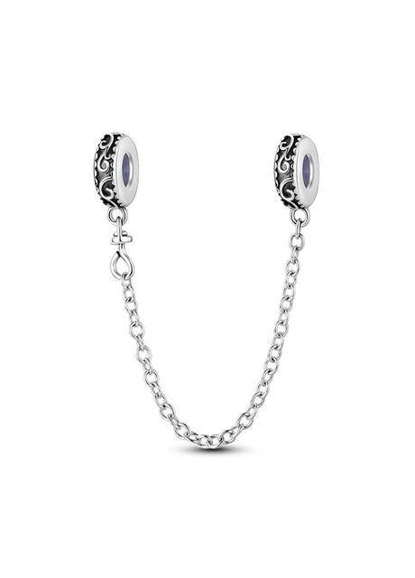 Серебряная защитная цепочка с узорами Kabluchka (355344292)