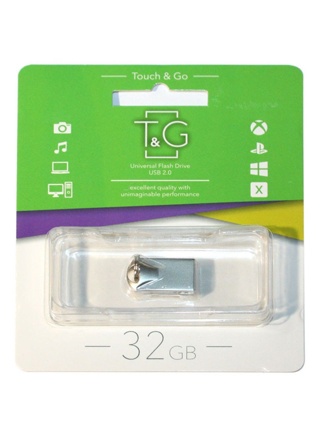Флеш-драйв USB Flash Drive 106 Metal Series 32GB T&G (294721944)