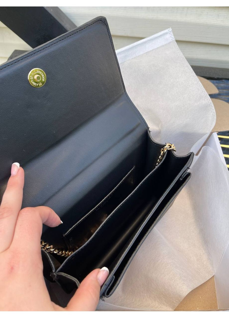 Женская сумка Ив Сен Лоран Yves Saint Laurent Black черная с цепкой ЗЛ на плечо No Brand (355466989)