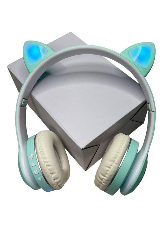Навушники дитячі бездротові Bluetooth cat ear vzv-23m з підсвічуванням (1756375583) No Brand (334675662)