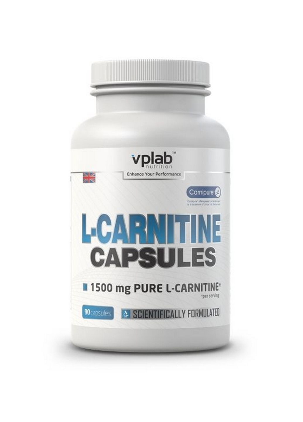 Жироспалювач L-Carnitine 1500 mg, 90 капсул VPLab Nutrition (293483168)