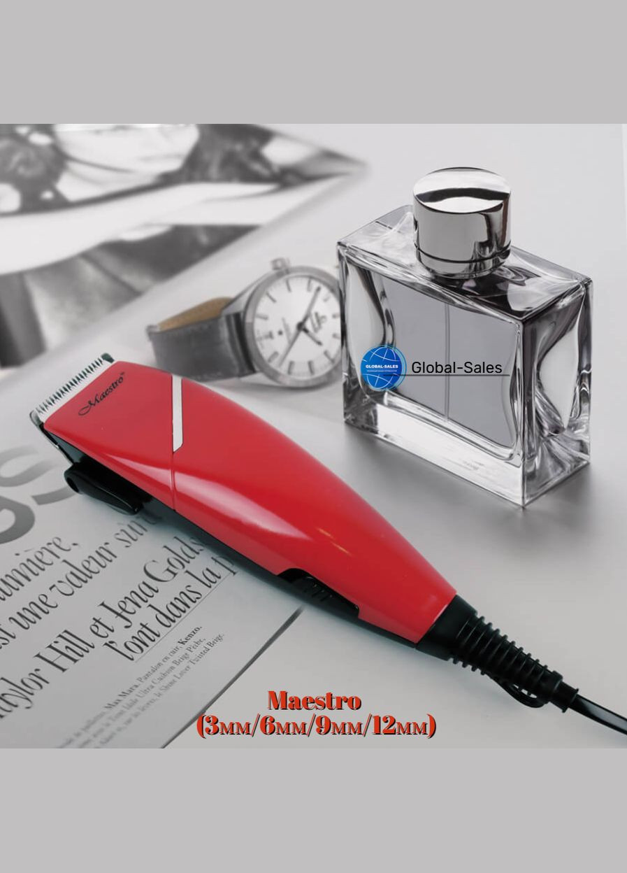 Машинка для стрижки MR-653C-Red (MR-653C-RED) Maestro (335049073)
