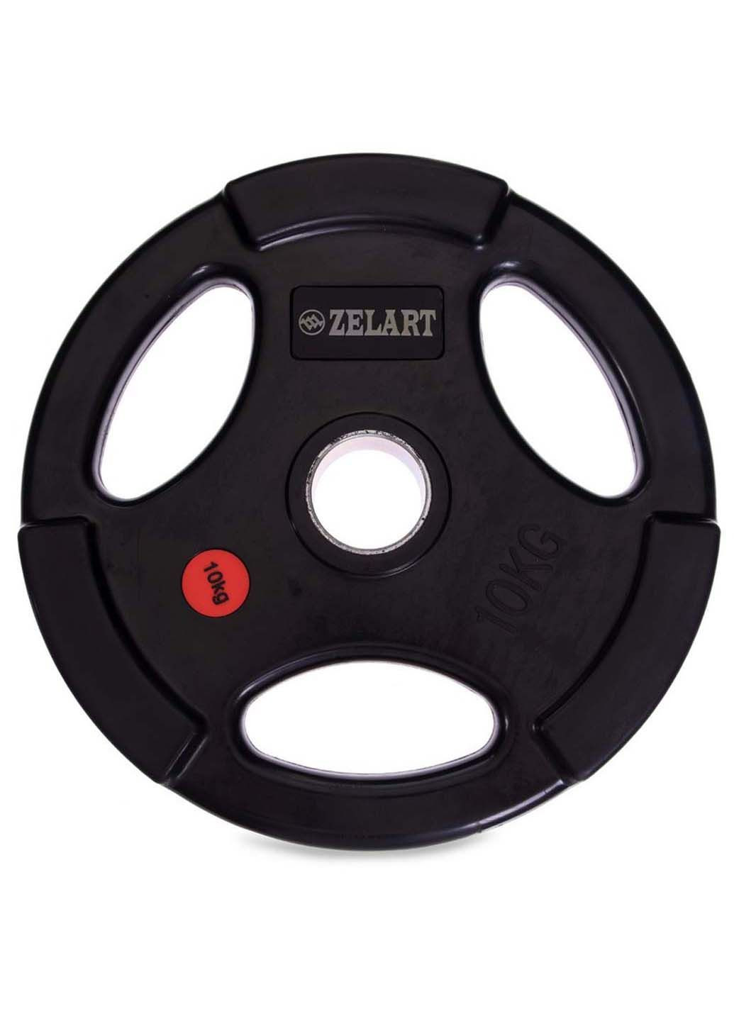 Блины диски обрезиненные Z-HIT TA-5160 10 кг Zelart (286043561)