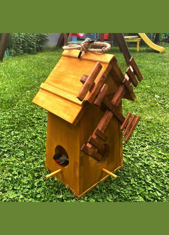 Кормушка для птиц Каспийка сиена (КРМ-001205) No Brand (328605434)