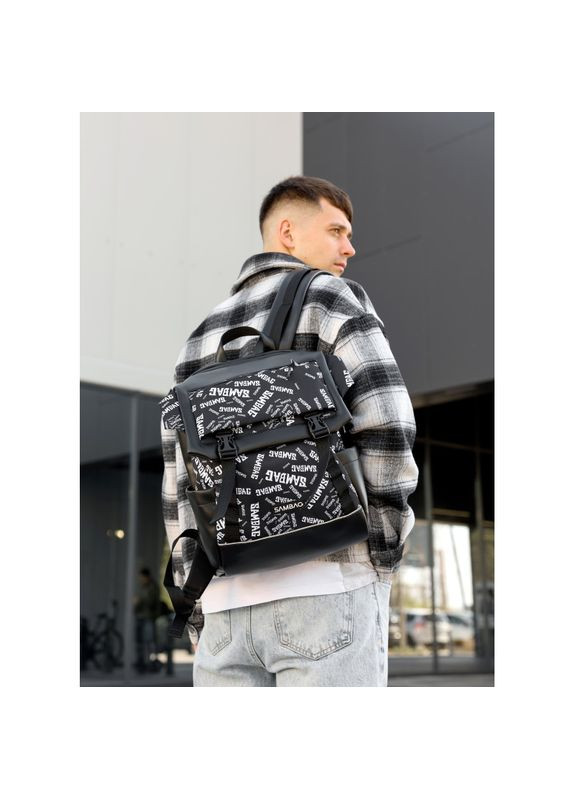 Мужской рюкзак принт Aura Sambag (329692801)