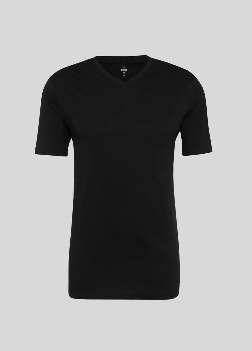 Чорна футболка з бавовни C&A